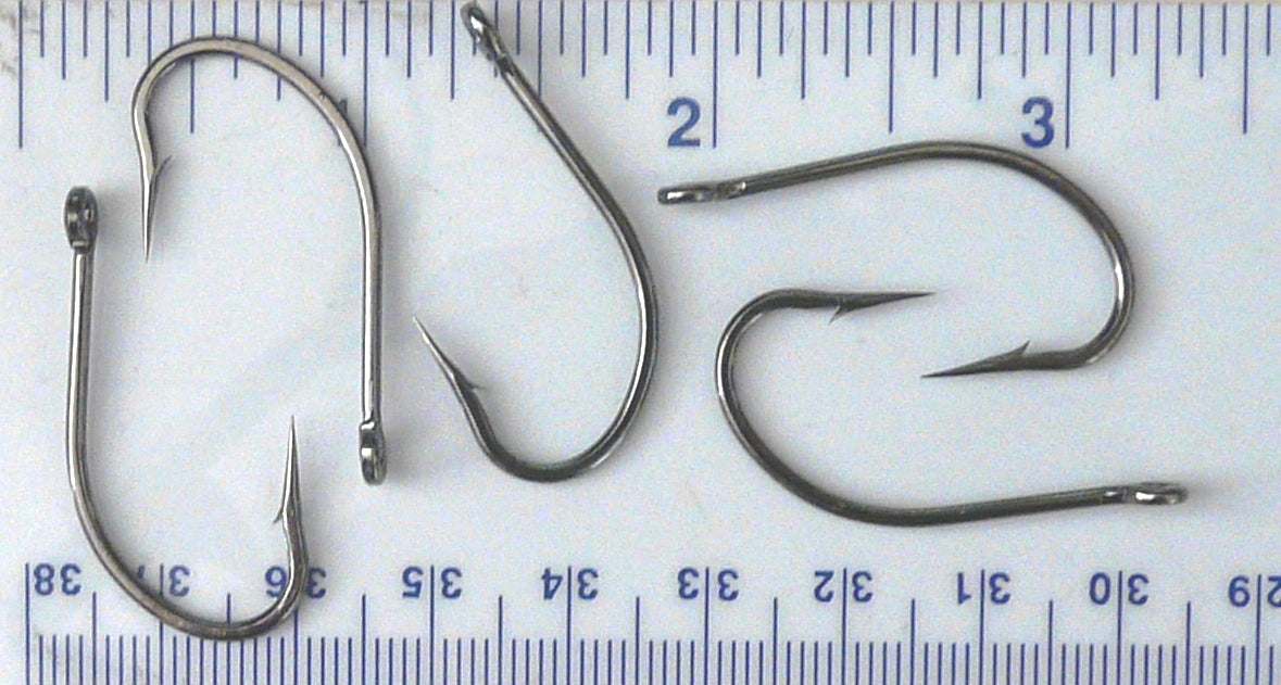 1000 Black Live Bait Fish Hooks Size 4/0 - Sharp, Heavy-Duty Fishing Hooks