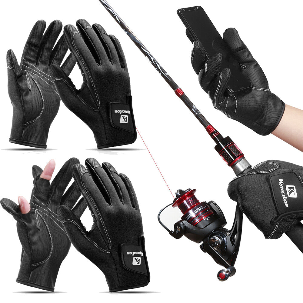 Waterproof Neoprene Fishing Gloves Full Finger Gloves for Outdoor Sports