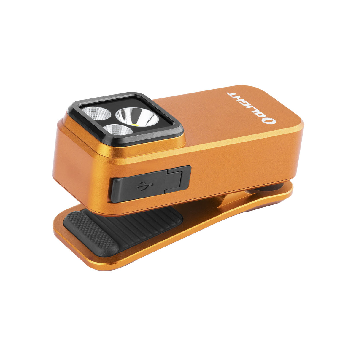 Rechargeable Clip-On Flashlight with Multiple Light Modes 600 Lumens