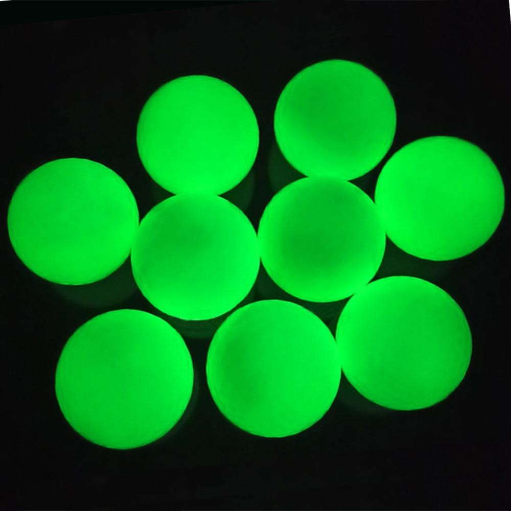 Glow in the Dark Golf Balls 2-Pack - Luminescent Night Practice Balls