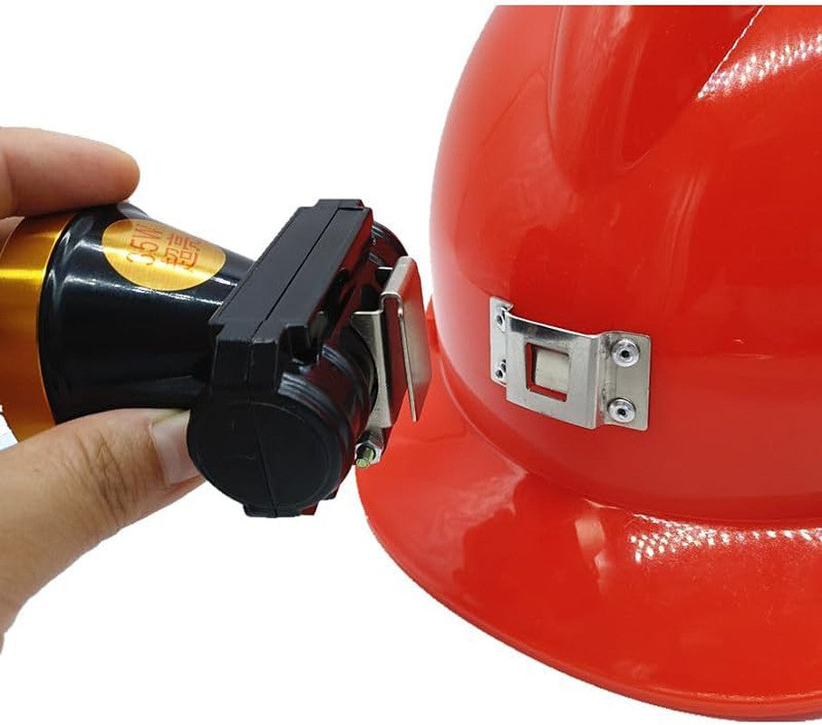 Hard Hat Light Mount Clip for Safety Helmets and Mining Lamps