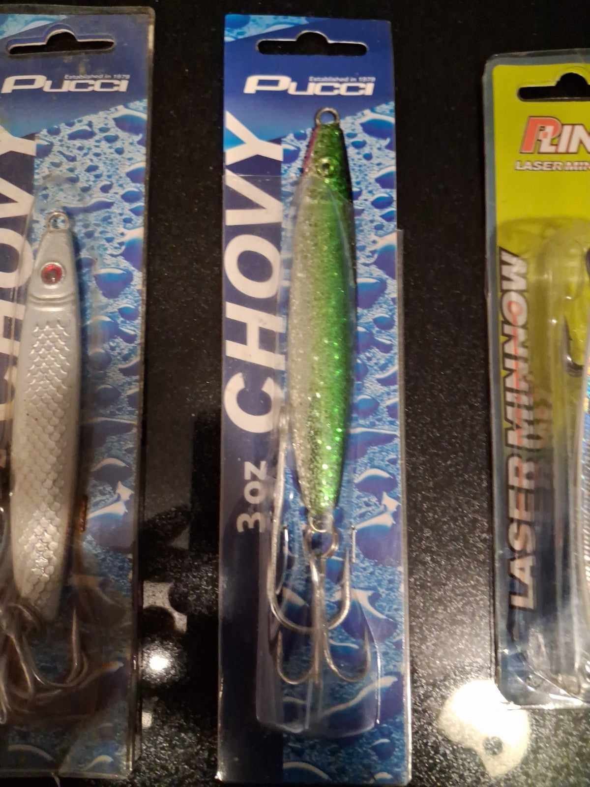 Saltwater Metal Anchovy Jig Set - 3 Oz Fishing Lures, Pack of 3