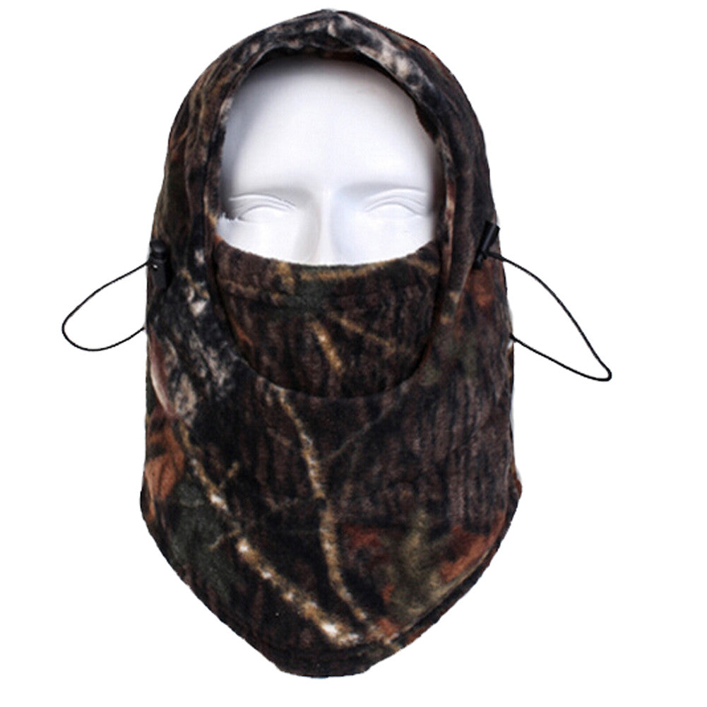 Cold Weather Balaclava Face Mask - Windproof Fleece Hood for Hunting Skiing