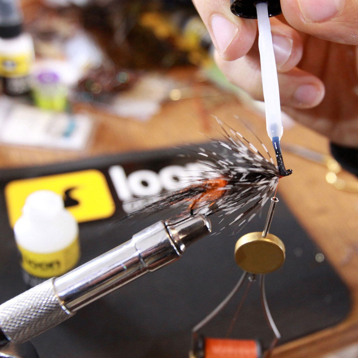 Fly Tying Water-Based Clear Head Cement - Thin, Odorless, Non-Toxic