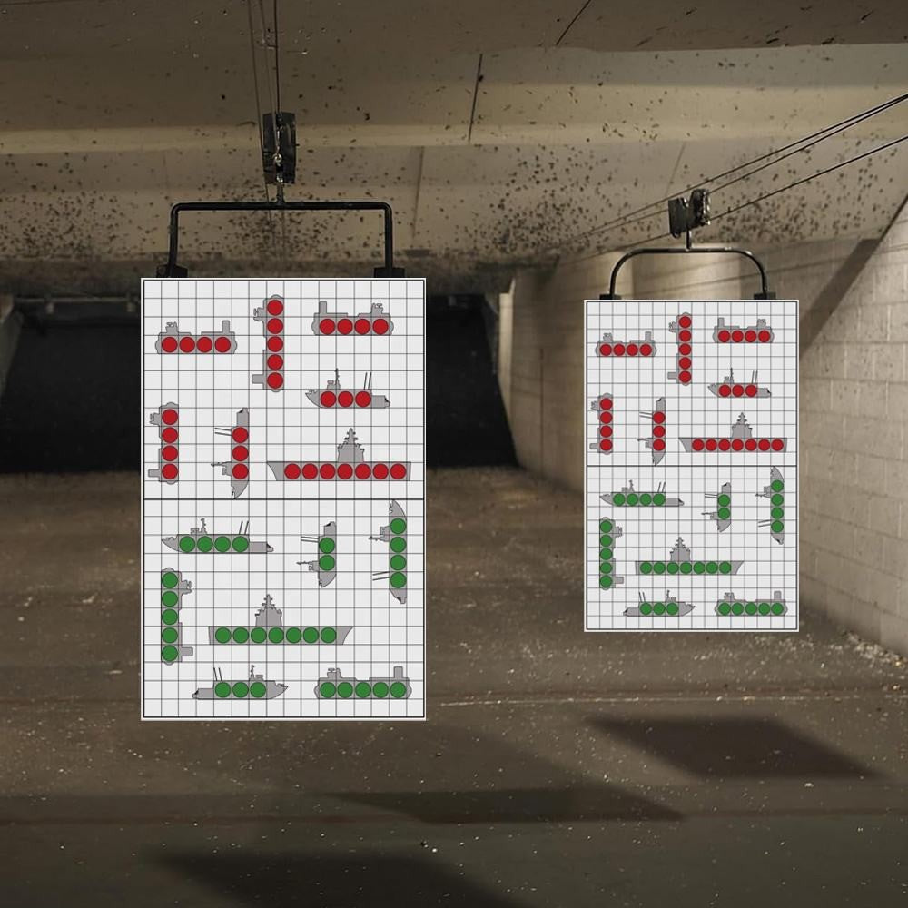 Paper Shooting Targets 25 Pack 12x18 for Gun Range & Range Practice