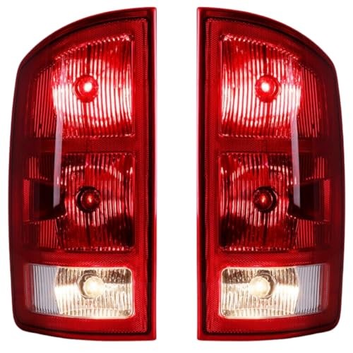 2002-2006 Dodge Ram Tail Light Pair for Pickup Trucks with Turn Signal & Brake Lamp