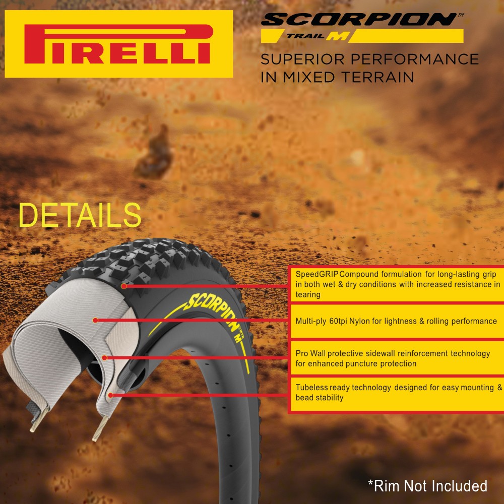 Mountain Bike Tire 29x2.4 Folding Off-Road Tire for Cross-Country Trails