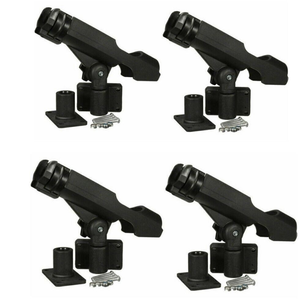 Adjustable Boat Fishing Rod Holder for Kayak & Marine Rail Mount