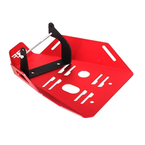 Red Motorcycle Skid Plate for CRF110F 2013-2024 Engine Bash Guard Protector