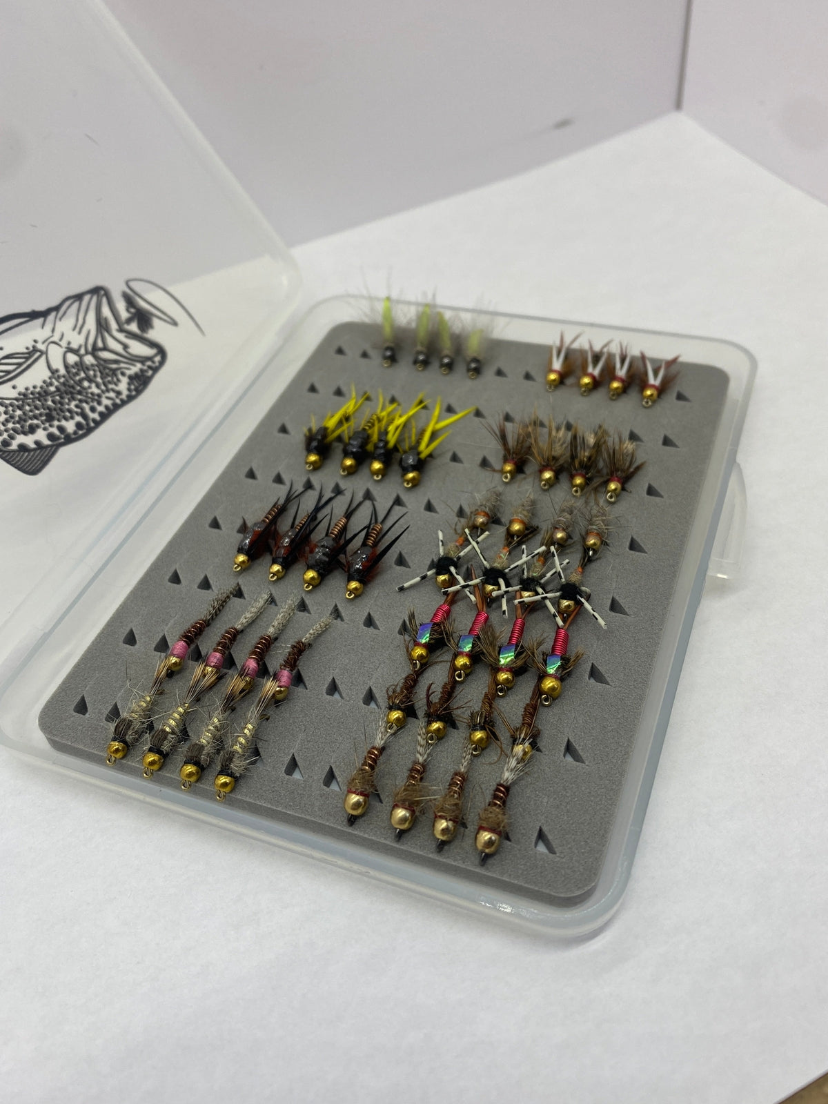 96-Piece Dry Dropper Fly Assortment for Fly Fishing - Multiple Styles