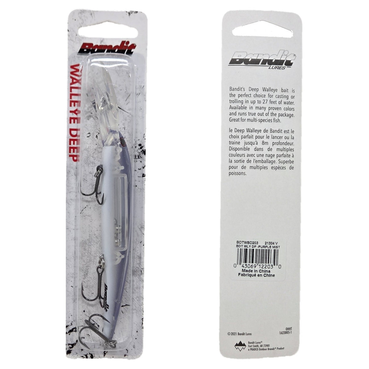 (3 Pack) Deep-Diving Crankbaits for Walleye & Predator Fish - 4.75in 5/8oz