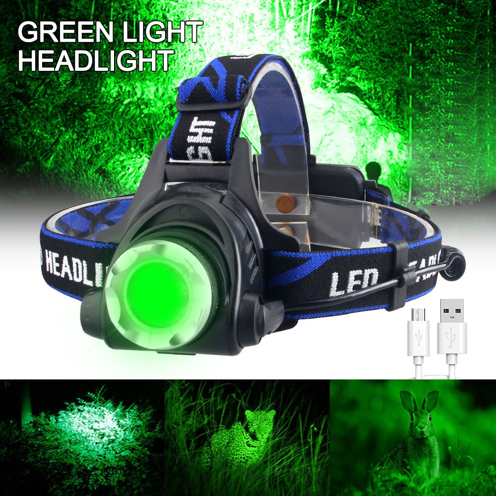 Rechargeable LED Headlamp for Hunting, Camping & Outdoor Activities