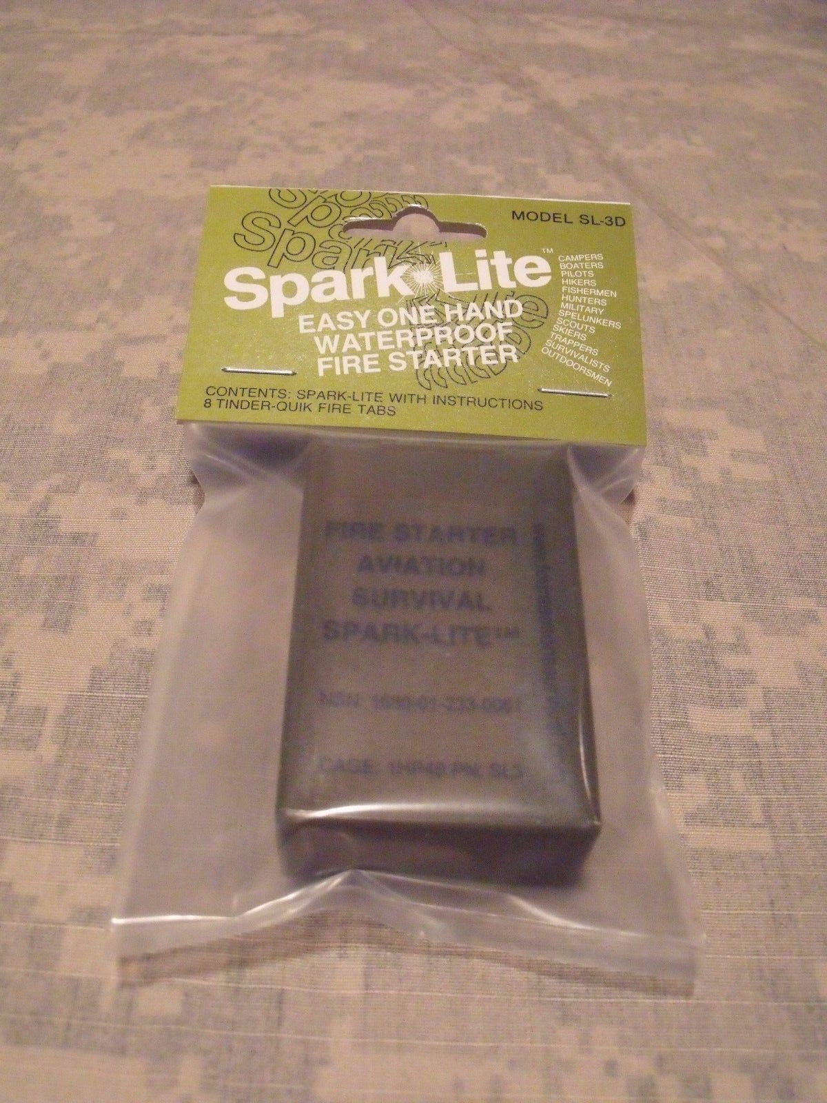 Military-Grade Survival Fire Starter Kit Olive Drab - Emergency Camping Tool