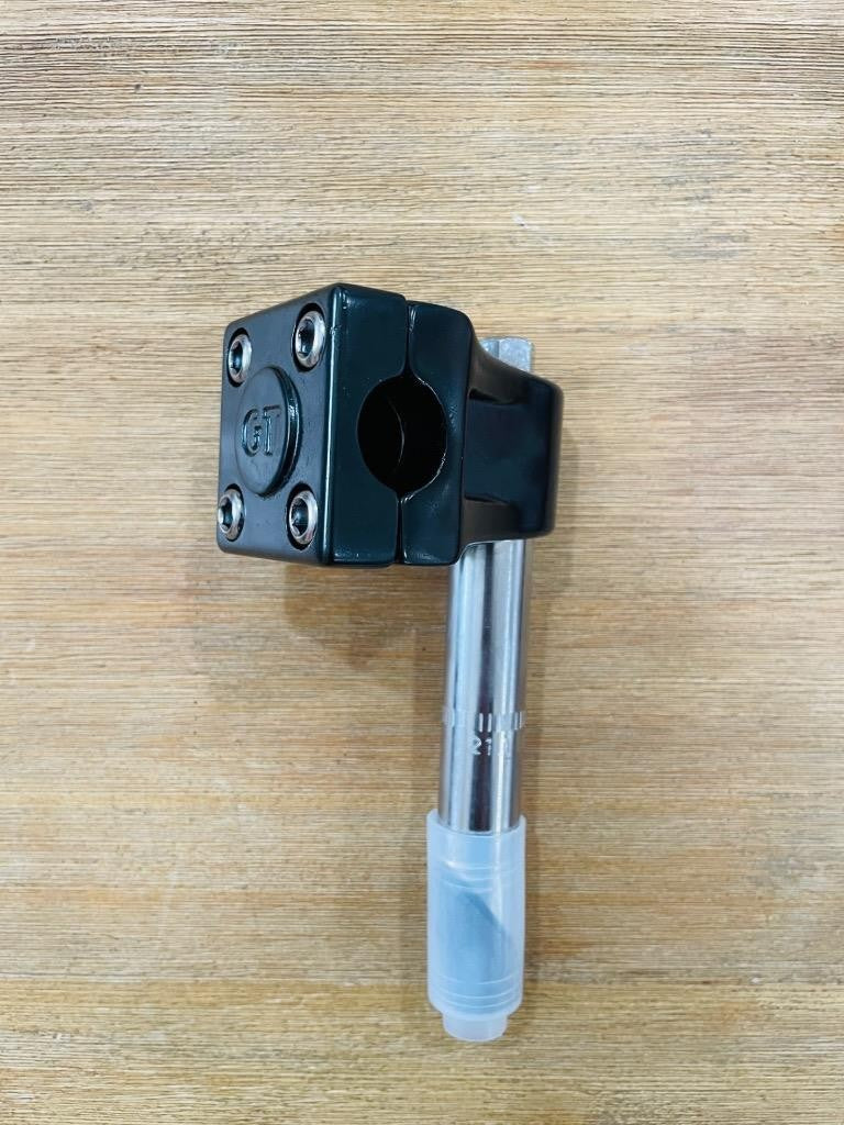 Bicycle Stem Gooseneck DYNO Reproduction 1980s Black Mallet Style BMX Cruiser