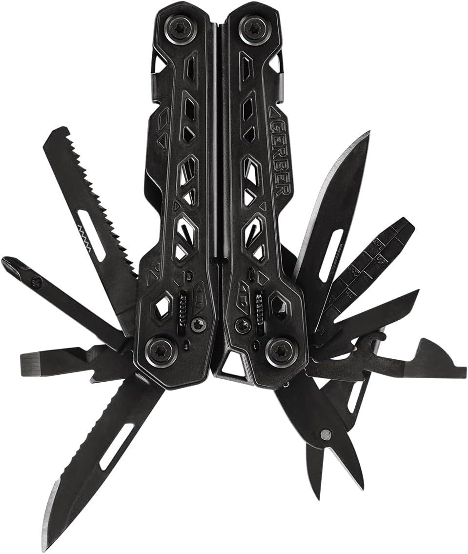 Gerber Multi-Tool Pliers with Folding Knife and 17-in-1 Functions