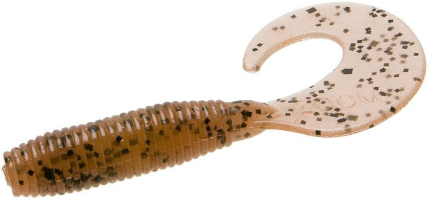 Fishing Soft Plastic Baits - 3 Inch Curly Tail Grubs 10 Pack for Bass & Panfish