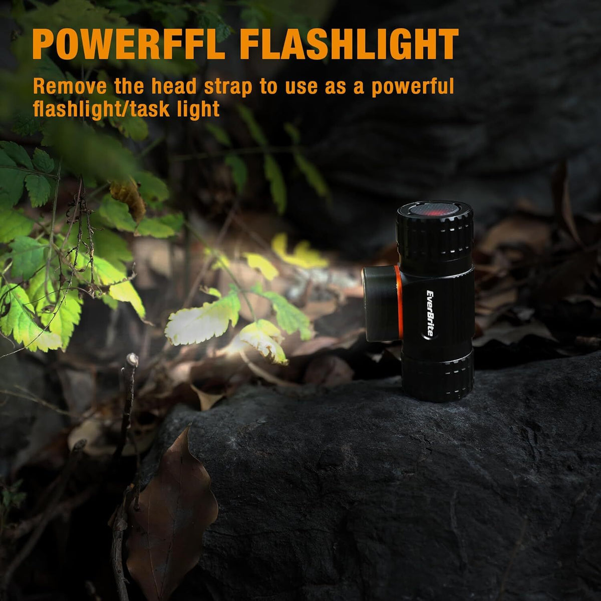 Rechargeable LED Headlamp 500 Lumens with 4 Light Modes and Magnetic Base