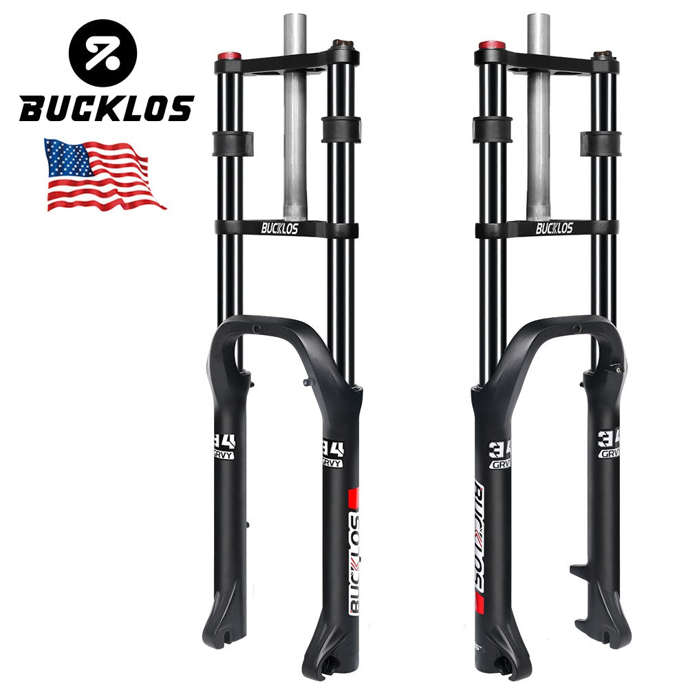 26 Inch Fat Tire Snow Electric MTB Bike Suspension Fork - 180mm Travel