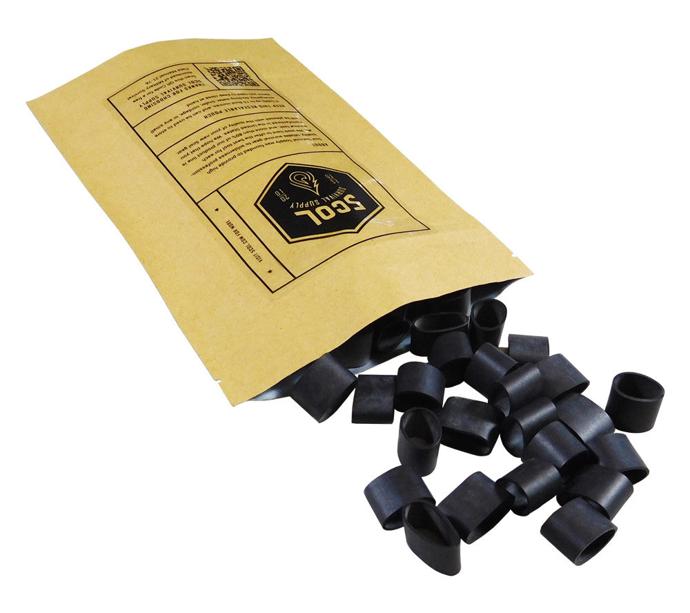 Heavy Duty EPDM Rubber Bands for Survival & Camping Gear - Made in USA