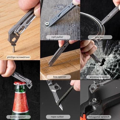 5-in-1 Portable Multi Tool Pry Bar with Bottle Opener and Screwdriver