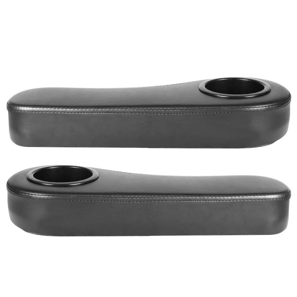 Universal Golf Cart Rear Seat Armrest with Cup Holder - Fits EZGO, Club Car, Yamaha