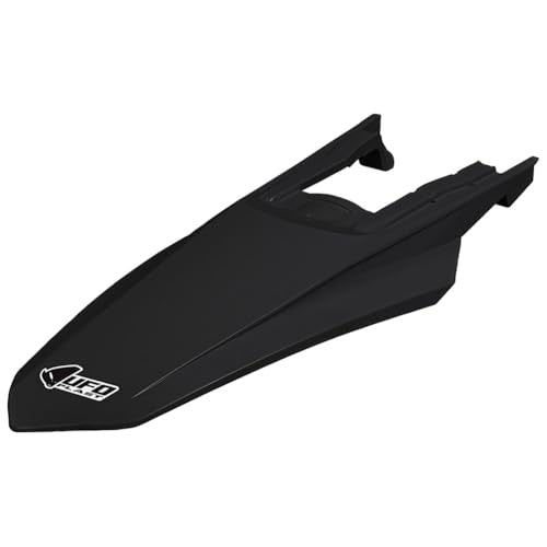 UFO Plast Rear Fender Mud Guard for Dirt Bikes - Black, KTM Compatible