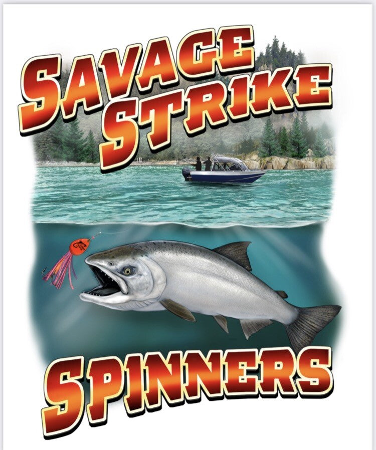 Salmon Spinner Baits - 3.5 Colorado Deep Cup Lures for Salmon Fishing