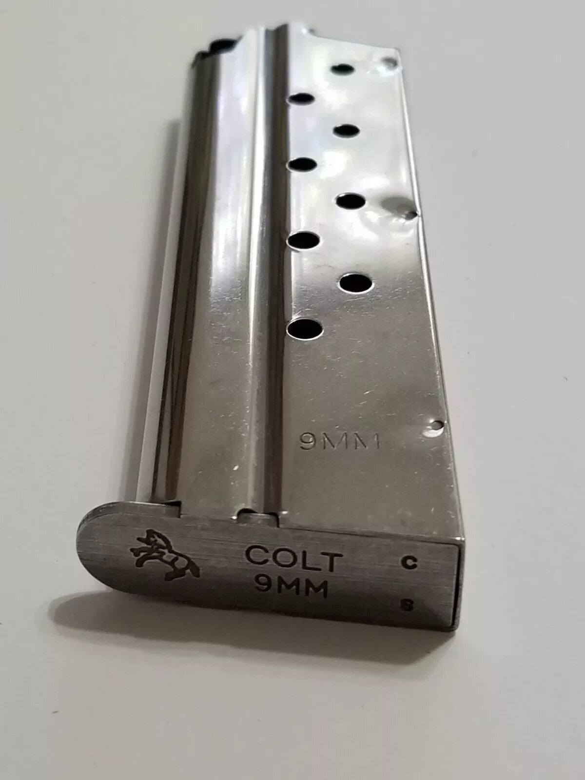 Colt 1911 Government & Commander 9mm Stainless Steel Magazine - 9 Rounds