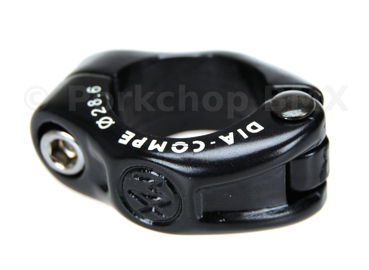28.6mm Bicycle Seat Clamp - BMX Aluminum Alloy Hinged Mounting Hardware