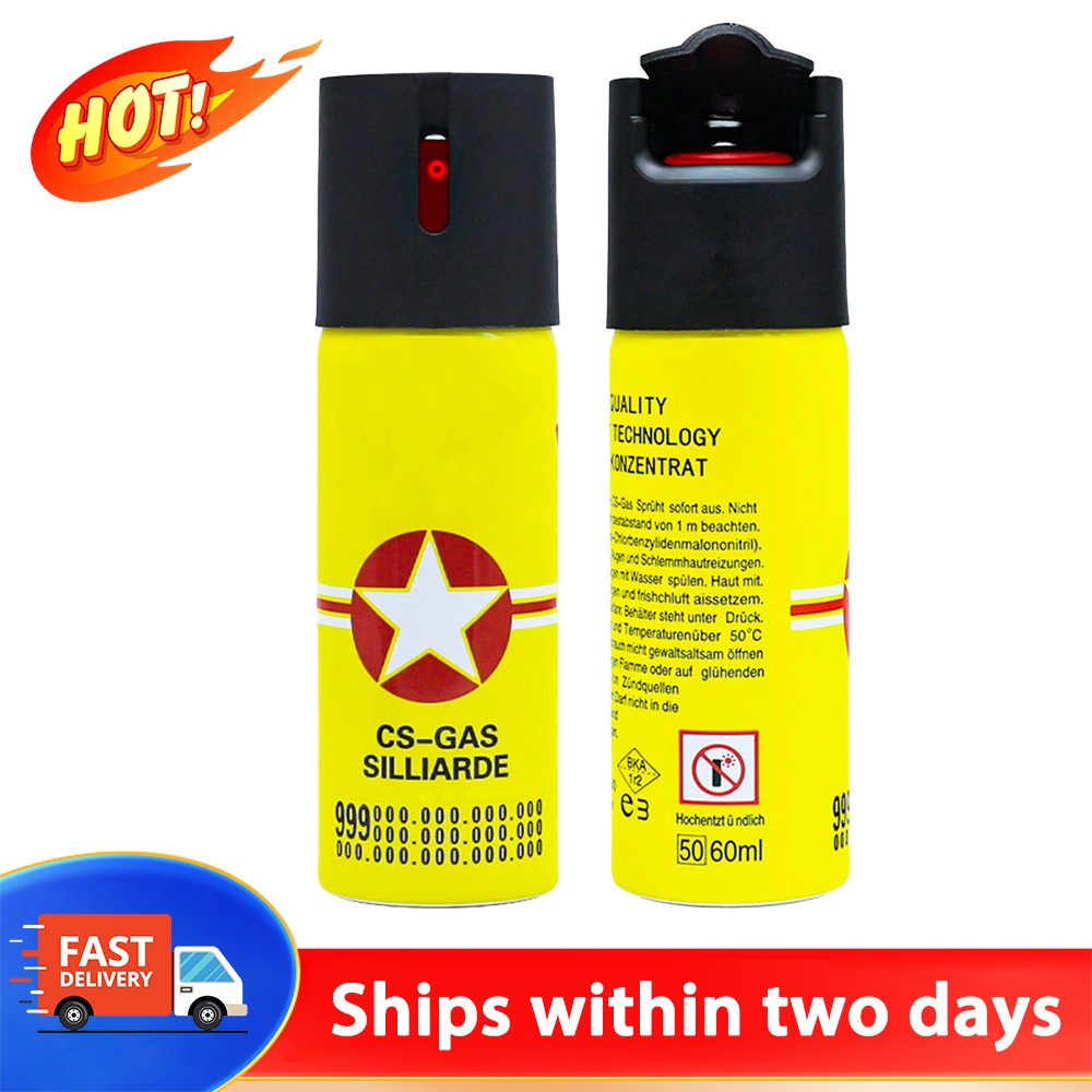 Keychain - Maximum Strength OC Spray, 10ft Range, 25 Bursts