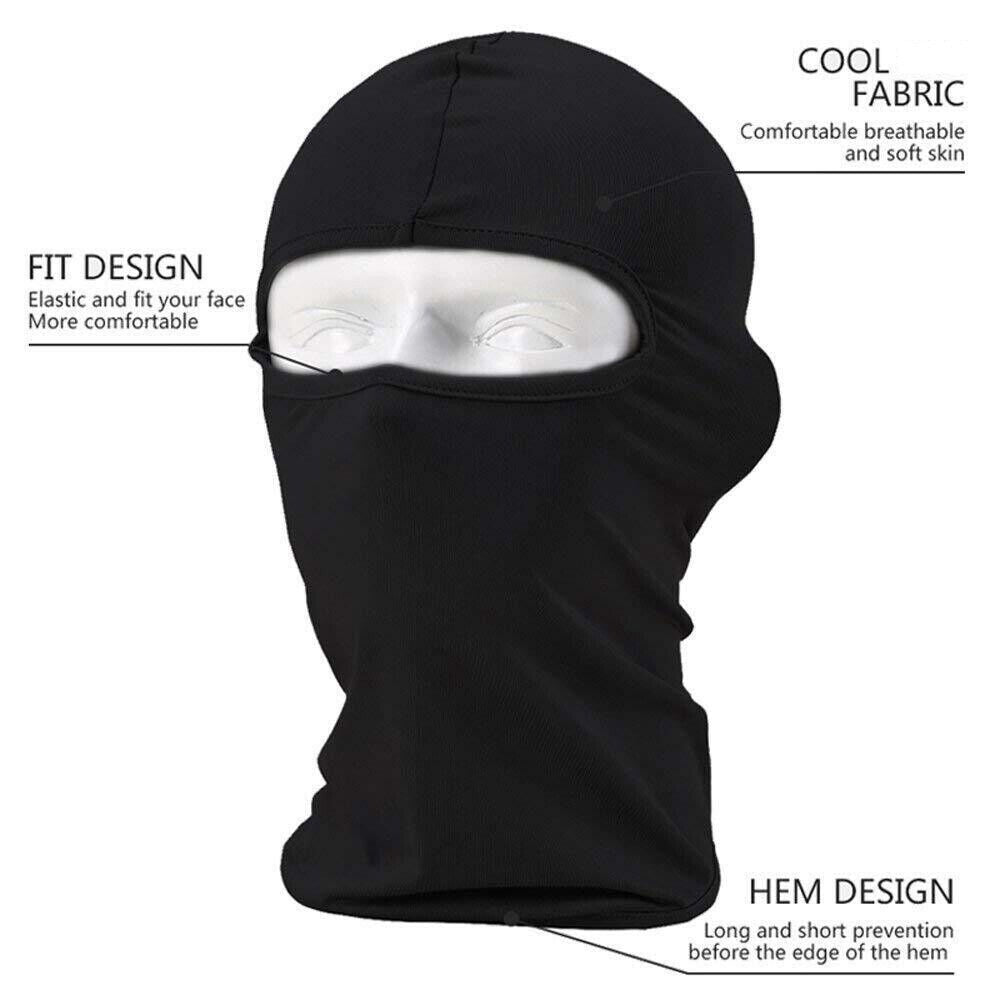 2PCS UV Protection Cycling Full Face Mask & Neck Gaiter - Sun Shield for Men Women