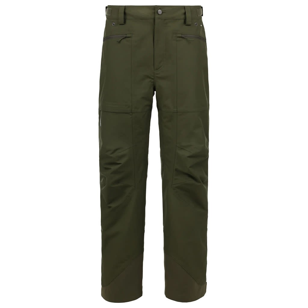 Men's Ski Pants Waterproof Breathable Snow Pants with Fleece Lining