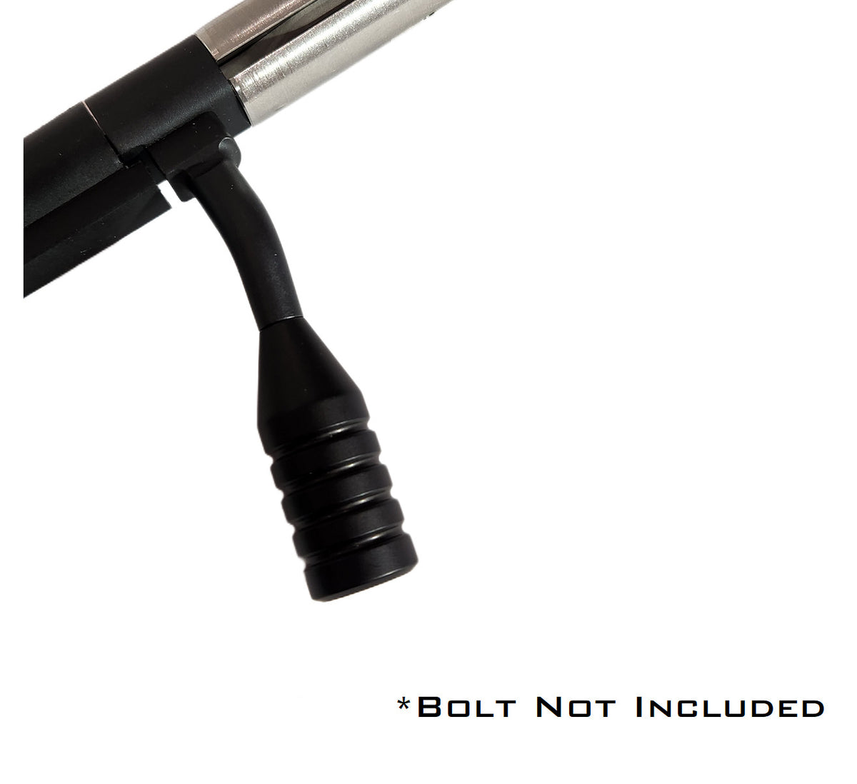 Bolt Knob for CZ 457 Rifle - Billet Aluminum, Smooth Grooved Handle