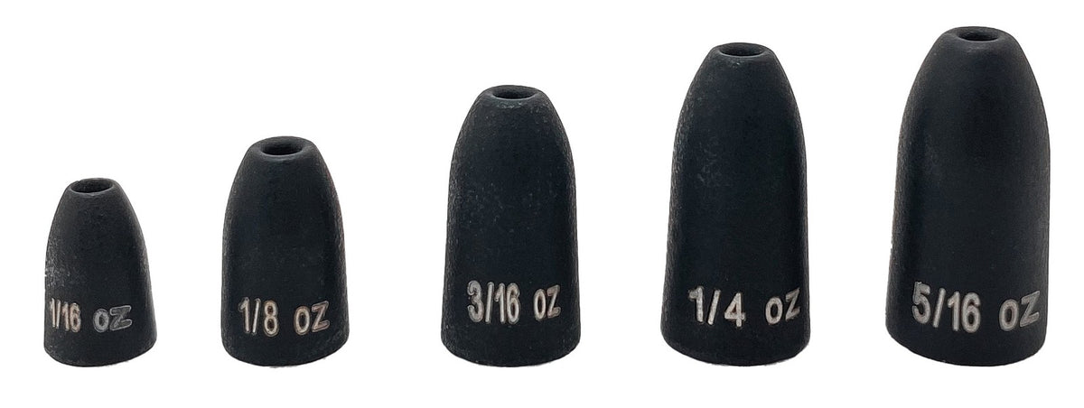 Tungsten Worm Weights for Fishing - Premium Drop Shot & Texas Rigging