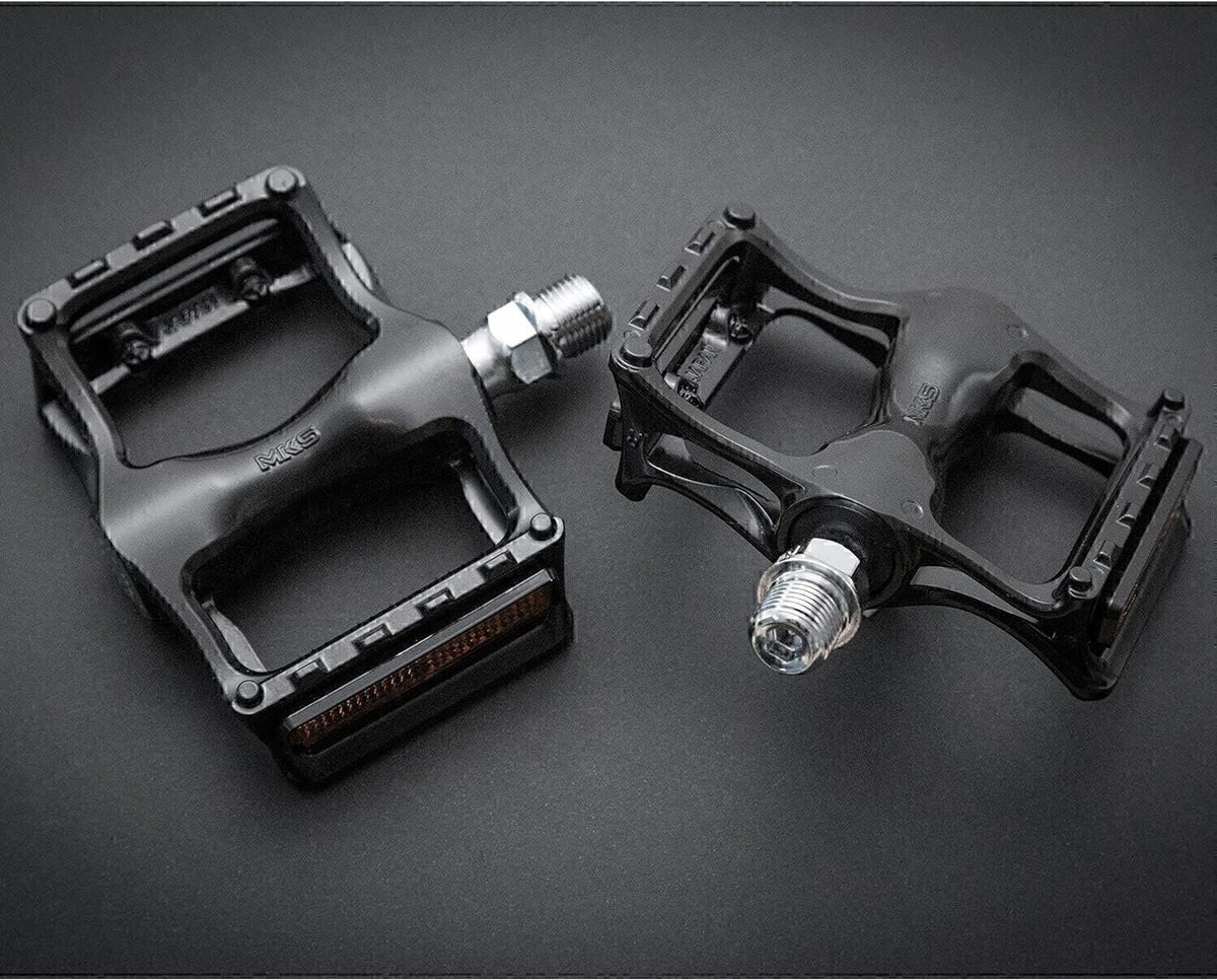 Seahorse Bicycle Pedals - Black, Set of 2, Road & Street Use