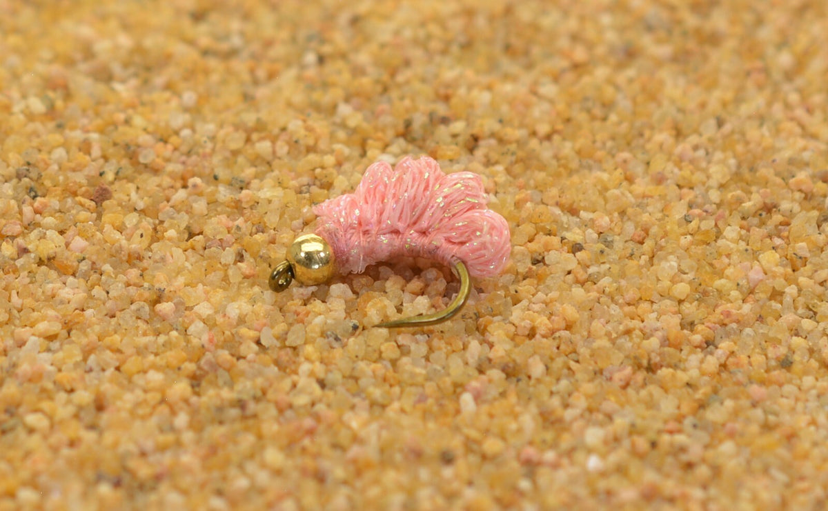 Fly Fishing Beaded Crystal Meth Flies - Tungsten Bead, 2 Colors, Mustad Hooks