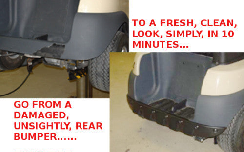 Golf Cart Bumper Cover for Club Car Precedent Onward Tempo Villager 2 VL4 - Replacement Part