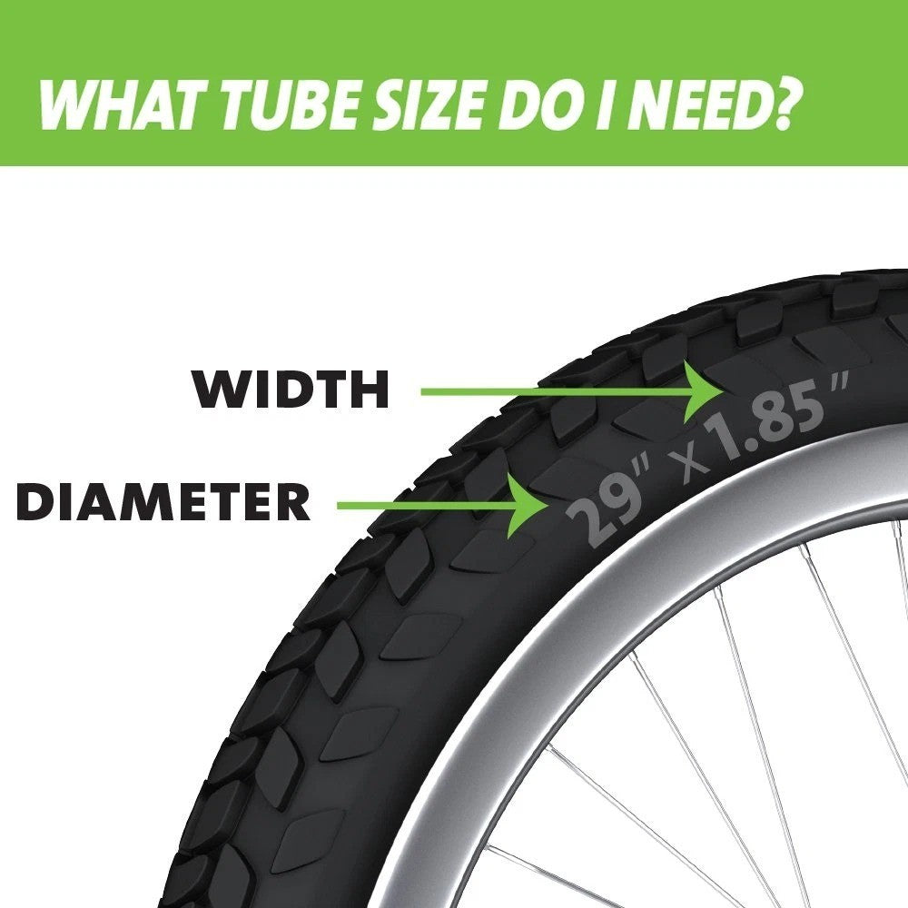 Self-Sealing Bicycle Inner Tube 29 Inch for Mountain & City Bikes - Extra Strength, Schrader Valve