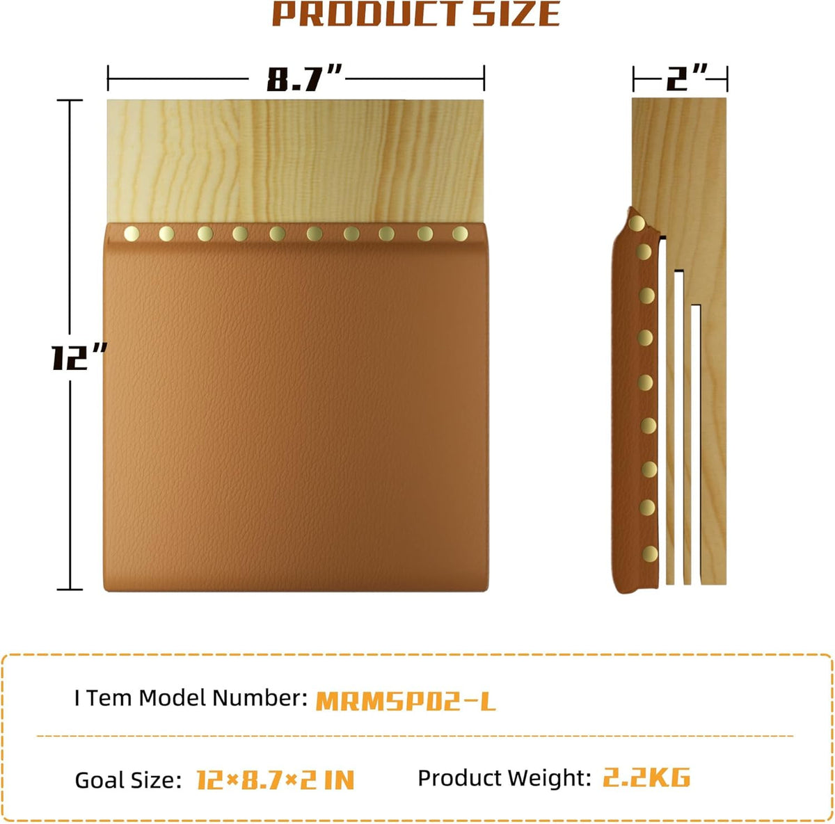 Martial Arts Training Makiwara Board 11x4 Inch Wooden Strike Pad