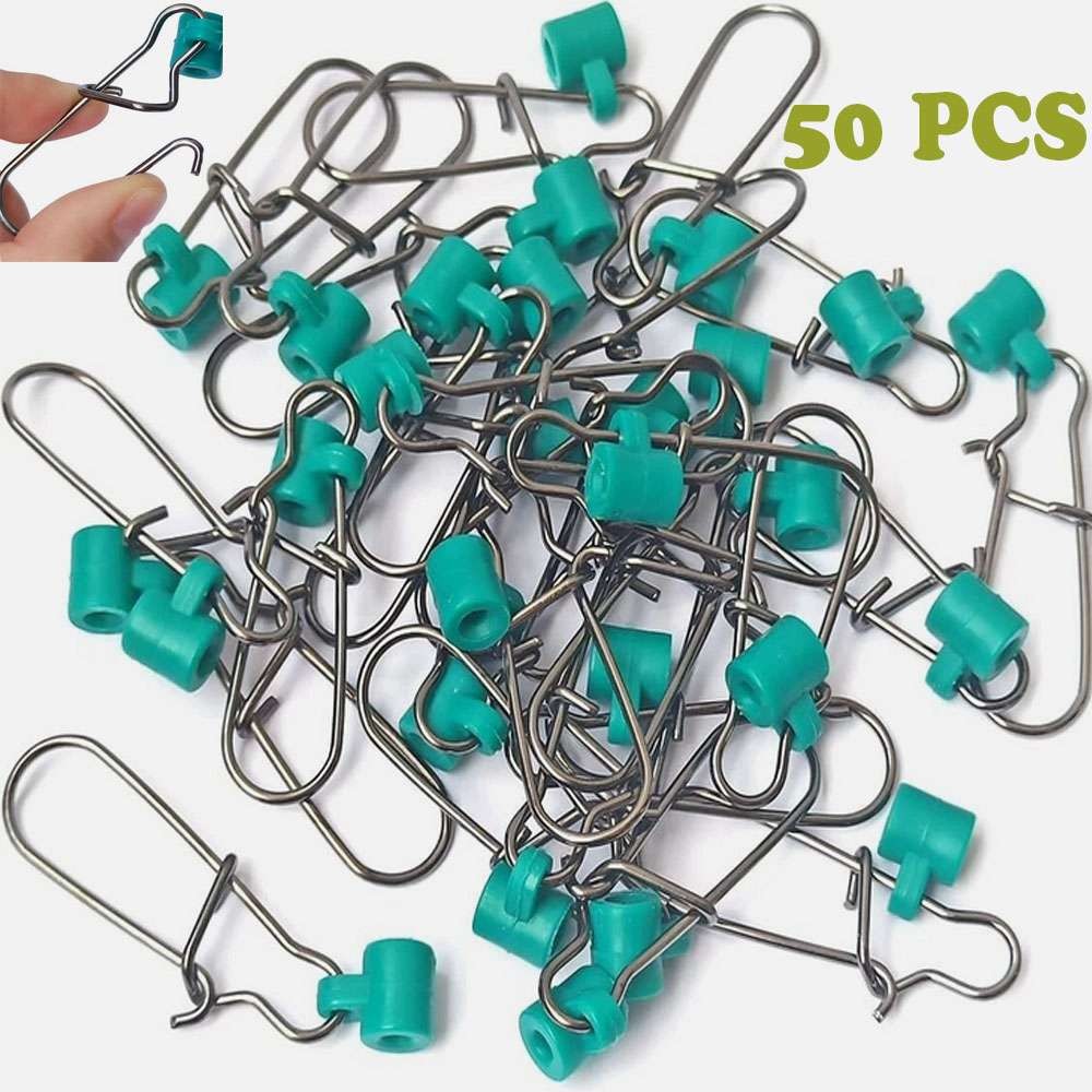 50Pcs Fishing Sinker Slides Kit for Braid Lines - Heavy Duty, Easy Rigging