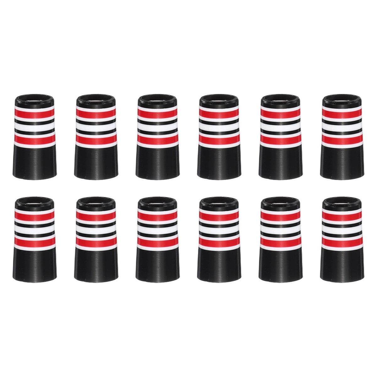 Golf Ferrules 25mm Taper Tip Set - Red, 12 Pack for Iron Club Repair