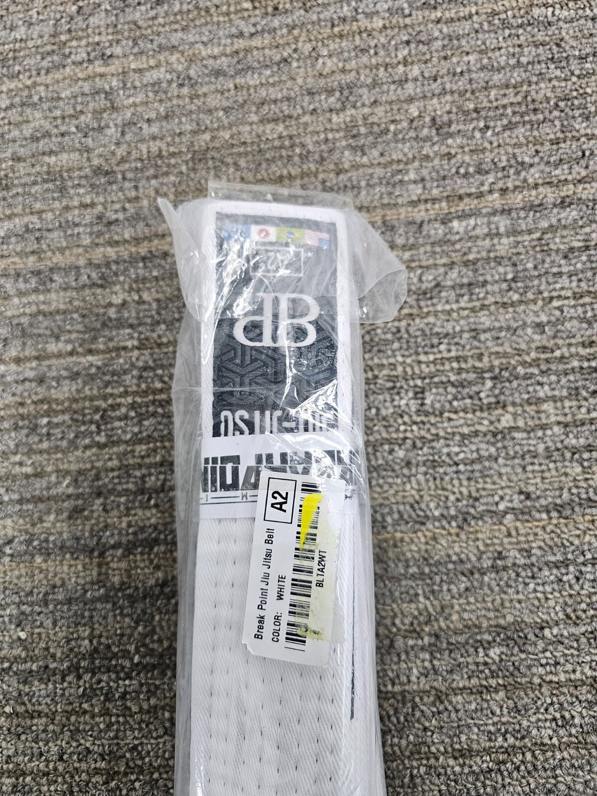 (QTY 3) White Belt for JiuJitsu MMA BJJ Gi - Adult Rank Training Gear