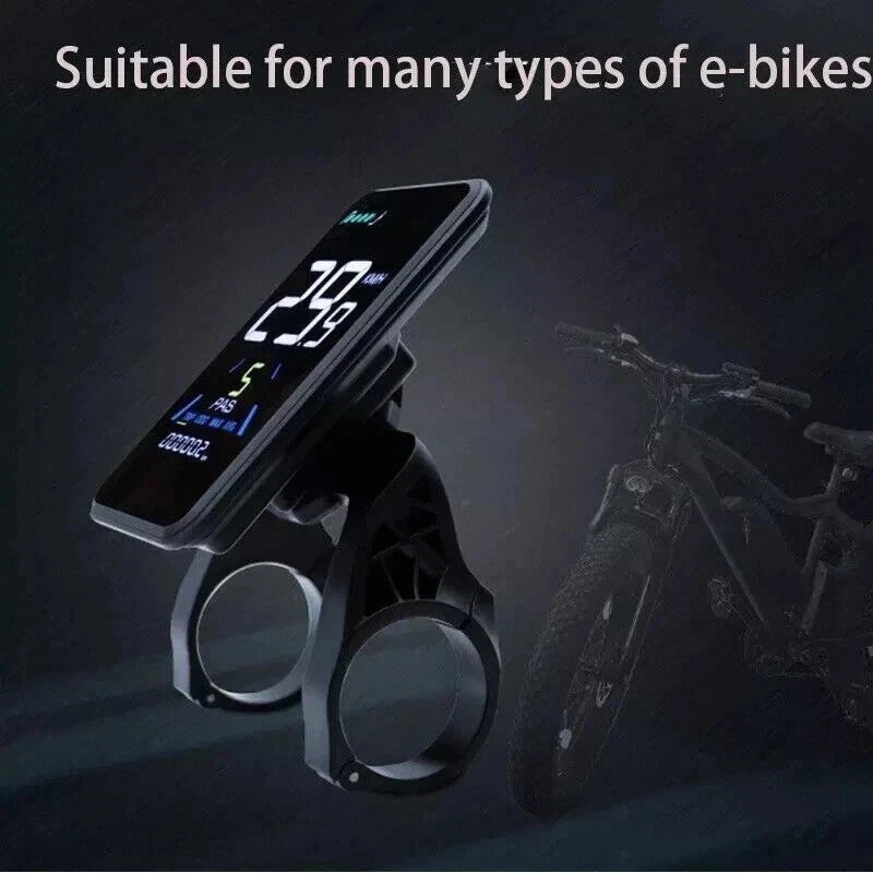 48V LCD Color Display for Electric Bike Conversion Kit - Scooter Accessories