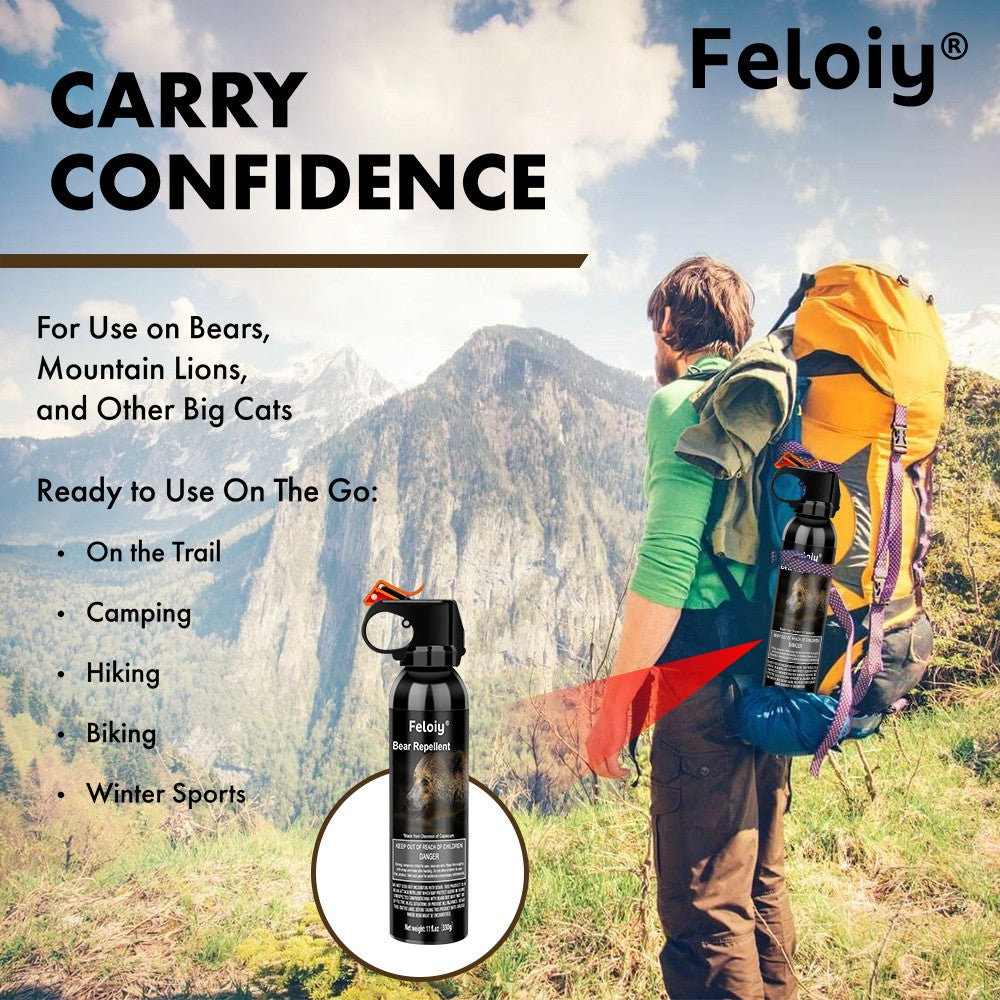 Bear Spray 11oz with Free 1/2oz – Powerful Animal Deterrent