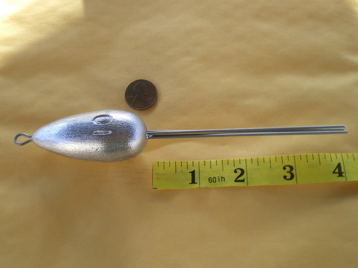 10 Oz Fishing Sinkers Set with Stainless Steel Legs - Claw & Surf Weights