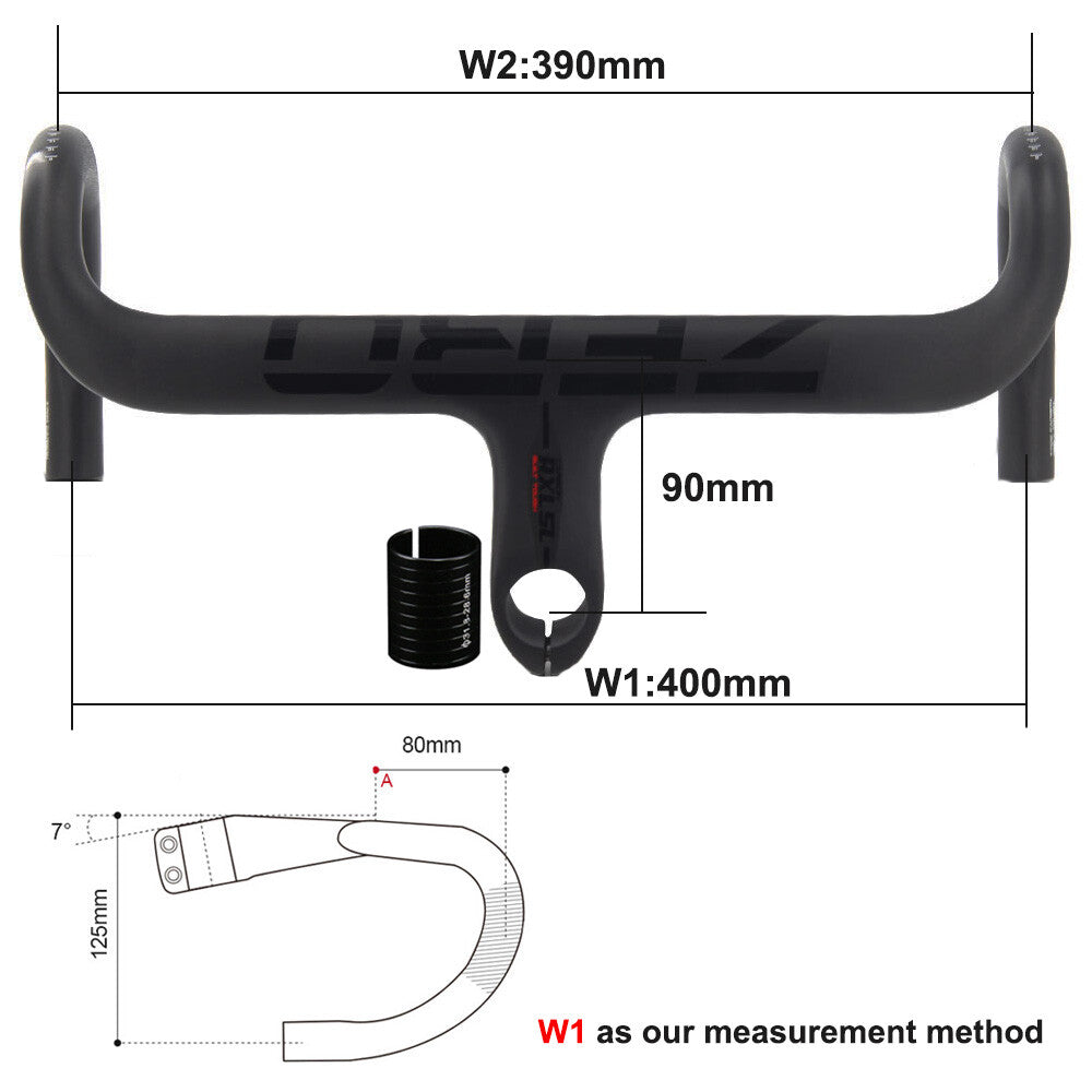 Carbon Drop Handlebar for Road Bikes - Ultralight & Strong Integration