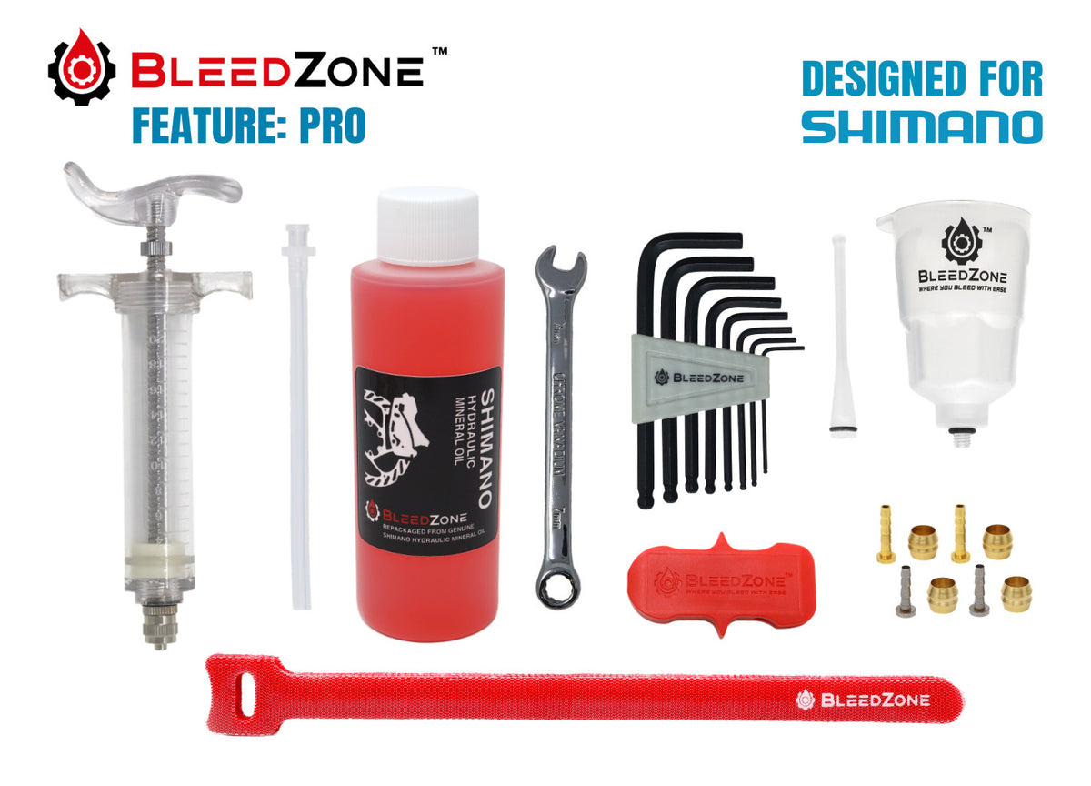 Bike Brake Bleed Kit for Shimano Hydraulic MTB Brakes with Mineral Oil