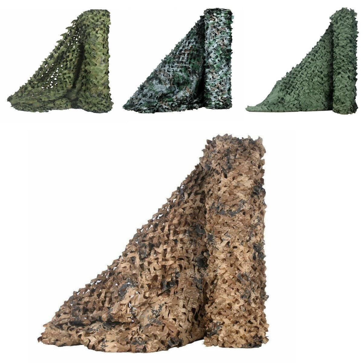Camouflage Mesh Netting Bulk Roll for Hunting Camping Shooting Sunshade