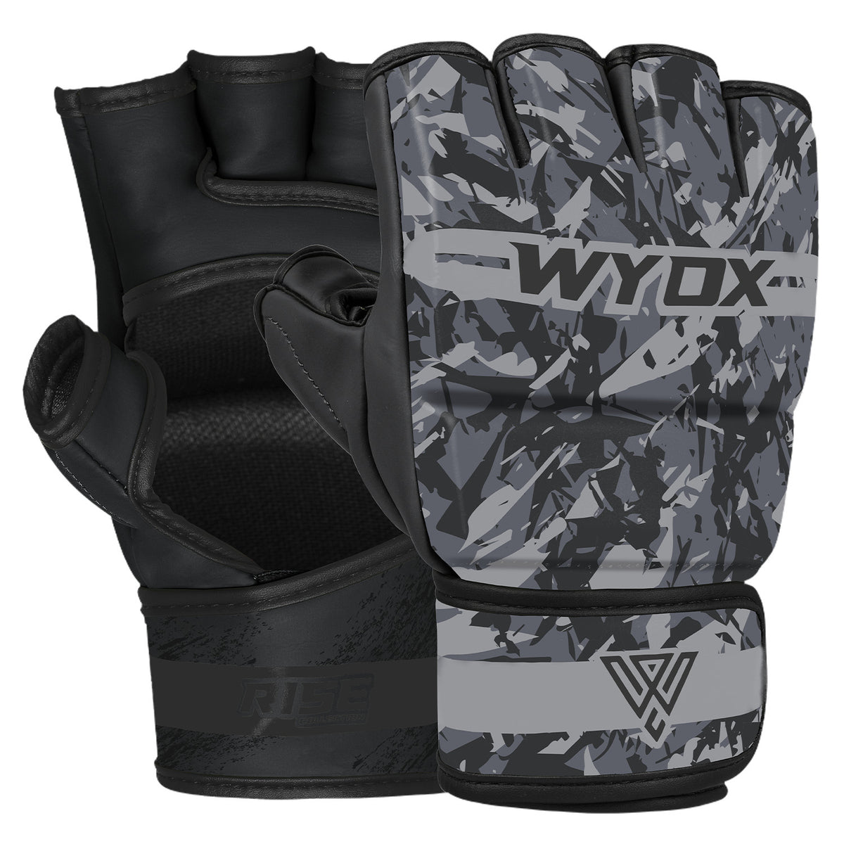 MMA Gloves & Boxing Hand Wraps Set for Kickboxing Sparring Training