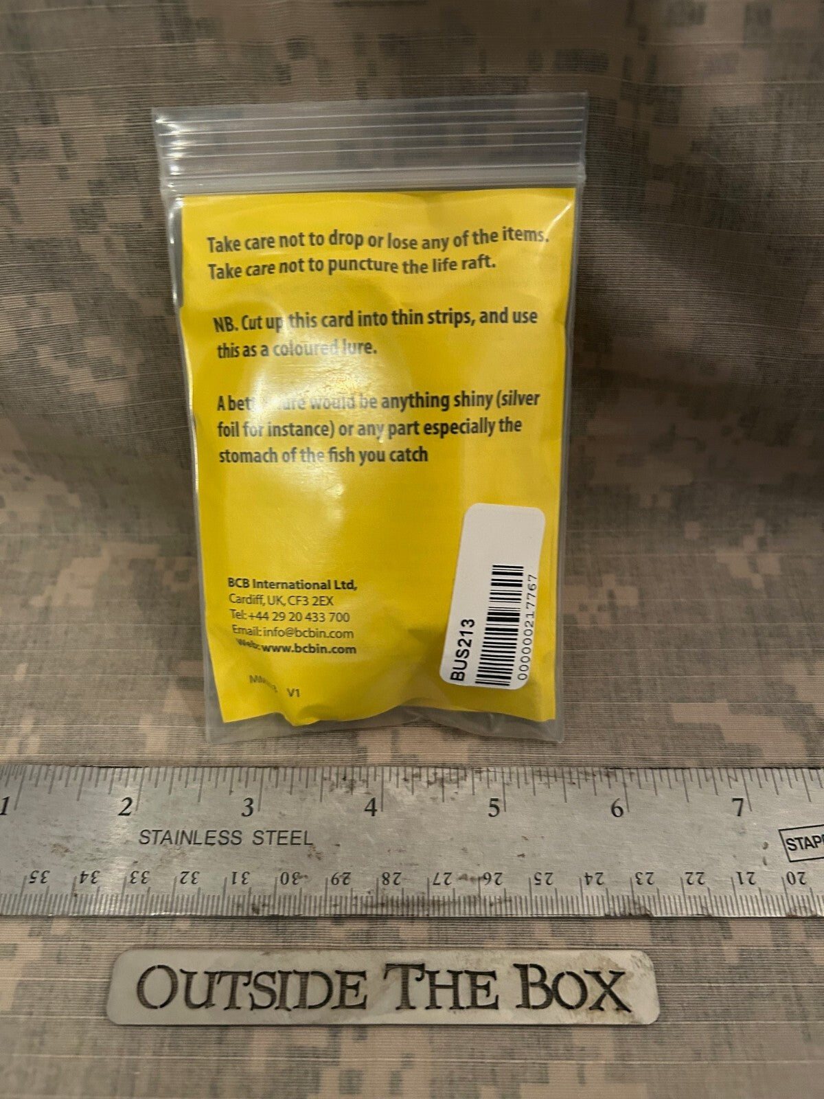Ultralight Fishing Kit with Monofilament Line, Hooks, Swivels & Lures - Pocket Sized Emergency Survival Gear